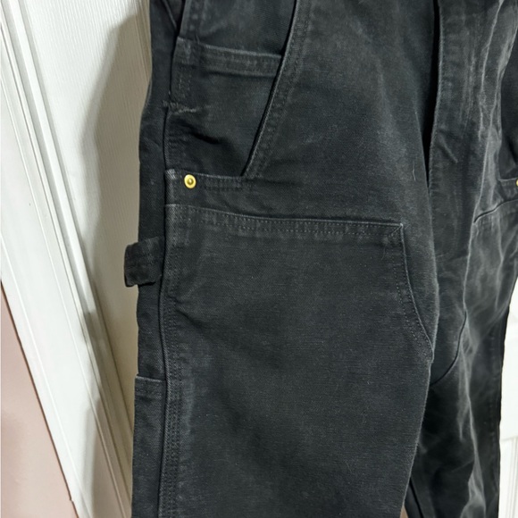 Carhartt Men’s Black Overalls - Picture 3 of 7